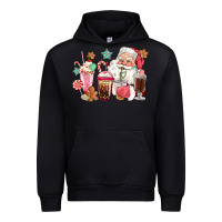 Black pink santa christmas santa coffe cups Urban Hoodie - CowGirlArtShop