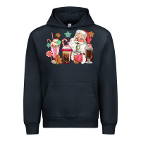 Navy pink santa christmas santa coffe cups Urban Hoodie - CowGirlArtShop