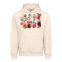 Sandshell pink santa christmas santa coffe cups Urban Hoodie - CowGirlArtShop