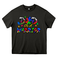 Asphalt dad of a warrior Heavy Core Tee - Zillion Design Studio