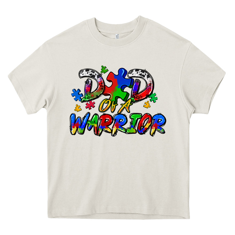 Dad Of A Warrior Heavy Core Tee by Zillion Design Studio | Teevron