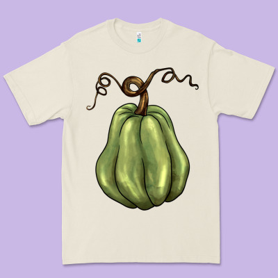 Gourd Green Pumpkin Premium Tee Designed By Barkaloodesign