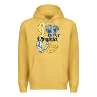 Antique Gold Love West Virginia Premium Hoodie - Bettercallsaul