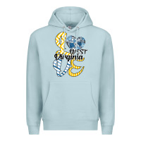 Blue Mist Love West Virginia Premium Hoodie - Bettercallsaul
