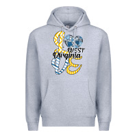 Heather Grey Love West Virginia Premium Hoodie - Bettercallsaul