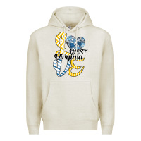 Oatmeal Heather Love West Virginia Premium Hoodie - Bettercallsaul