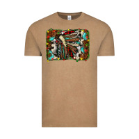 Vintage Coffee christmas indian headdress Vintage Tee - JahusDesignShop