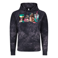 Cloud Black cat  coffee cup Vintage Hoodie - AdoDesignShop