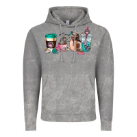 Cloud Rock cat  coffee cup Vintage Hoodie - AdoDesignShop