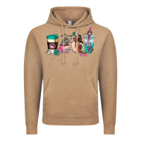 Vintage Coffee cat  coffee cup Vintage Hoodie - AdoDesignShop
