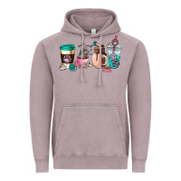 Vintage Zinc cat  coffee cup Vintage Hoodie - AdoDesignShop
