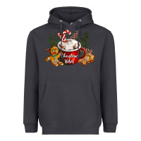 Smoke christmas vibes hot cocoa Heavyweight Hoodie - LillyAllenDesigns