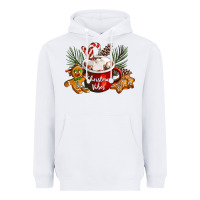 White christmas vibes hot cocoa Heavyweight Hoodie - LillyAllenDesigns