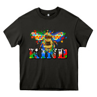 Asphalt bee kind autism Heavy Core Tee - Zillion Design Studio