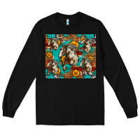 Black mustang horse western Long Sleeve Tee - LillyAllenDesigns