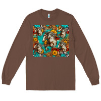 Chestnut mustang horse western Long Sleeve Tee - LillyAllenDesigns