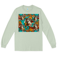 Matcha mustang horse western Long Sleeve Tee - LillyAllenDesigns