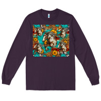 Plum mustang horse western Long Sleeve Tee - LillyAllenDesigns