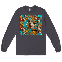 Smoke mustang horse western Long Sleeve Tee - LillyAllenDesigns