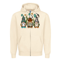 Sandshell western gnomies Zipper Hoodie - NancyCooperArtShop