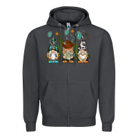 Smoke western gnomies Zipper Hoodie - NancyCooperArtShop