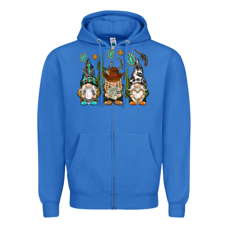 Western Gnomies Zipper Hoodie by NancyCooperArtShop | Teevron