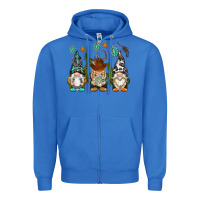 True Royal western gnomies Zipper Hoodie - NancyCooperArtShop