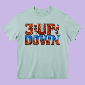 3 Up 3 Down Basketball Heavy Core Tee Designed By Texasbilliewilder