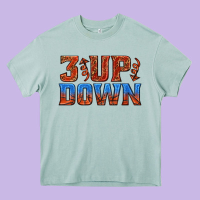 3 Up 3 Down Basketball Heavy Core Tee Designed By Texasbilliewilder
