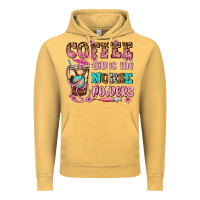 Vintage Mustard coffee gives me nurse power Vintage Hoodie - AdoDesignShop