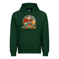 Forest Green just a girl who loves pumpkin spice Urban Hoodie - CowGirlArtShop