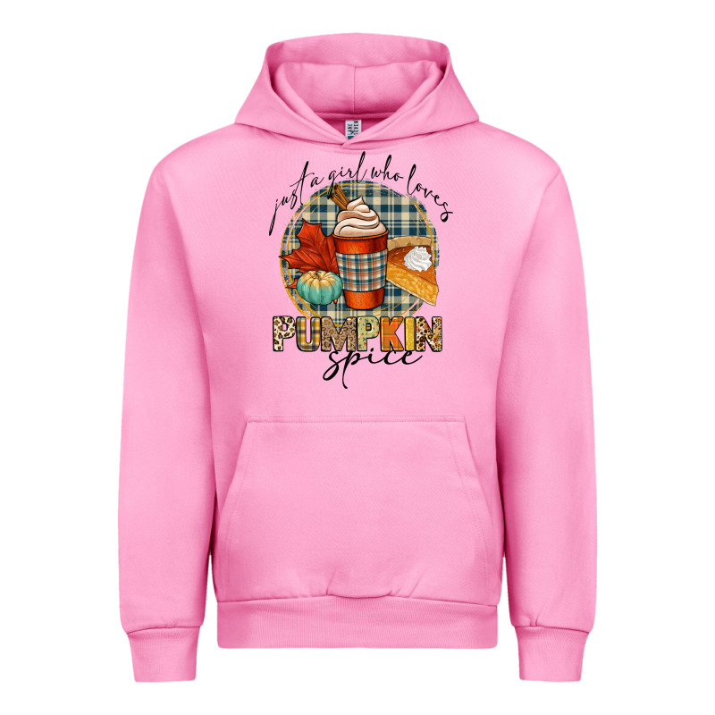 Just A Girl Who Loves Pumpkin Spice Urban Hoodie by CowGirlArtShop | Teevron