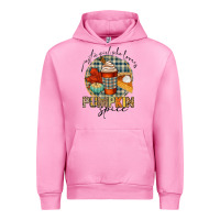 Fuchsia Pink just a girl who loves pumpkin spice Urban Hoodie - CowGirlArtShop