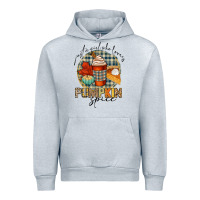 Heather Grey just a girl who loves pumpkin spice Urban Hoodie - CowGirlArtShop