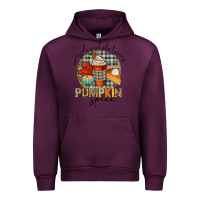 Mauve Wine just a girl who loves pumpkin spice Urban Hoodie - CowGirlArtShop