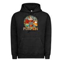 Pigment Black just a girl who loves pumpkin spice Urban Hoodie - CowGirlArtShop