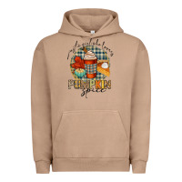 Pigment Burro just a girl who loves pumpkin spice Urban Hoodie - CowGirlArtShop