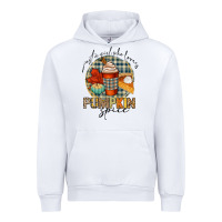 White just a girl who loves pumpkin spice Urban Hoodie - CowGirlArtShop