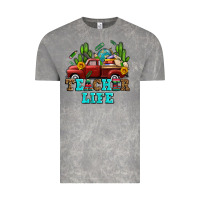 Cloud Rock teacher life western truck and books Vintage Tee - AdoDesignShop