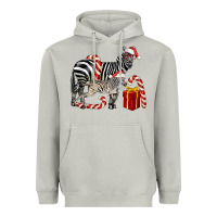 Moon Dust Christmas Zebra Baby And Mama Heavyweight Hoodie - LillyAllenDesigns