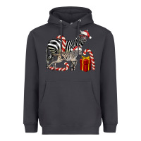 Smoke Christmas Zebra Baby And Mama Heavyweight Hoodie - LillyAllenDesigns