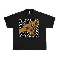 Black racing glitter leopard Urban Heavy Tee - JahusDesignShop