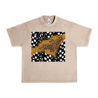French Oak racing glitter leopard Urban Heavy Tee - JahusDesignShop