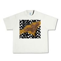 Pistachio racing glitter leopard Urban Heavy Tee - JahusDesignShop