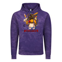 Cloud Purple messy bun teacher life Vintage Hoodie - RanaPortraitStore