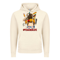 Vintage Artic messy bun teacher life Vintage Hoodie - RanaPortraitStore