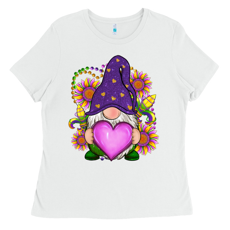 Mardi Gras Gnome Ladies Tee by RanaPortraitStore | Teevron