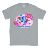 Heather Grey back to school flowers fourth grade 3200x2400 Classic Tee - AdoDesignShop