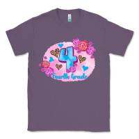 Lavender back to school flowers fourth grade 3200x2400 Classic Tee - AdoDesignShop