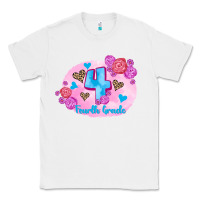 White back to school flowers fourth grade 3200x2400 Classic Tee - AdoDesignShop